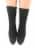 Legale Turn Cuff Rayon Socks - Black Perspective: front