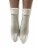 Legale Turn Cuff Rayon Socks - White Perspective: front