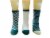 Legale Cozy Chevron Pattern Crew Socks Perspective: front