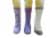 Legale Cozy Marl Swirl Pattern Crew Socks - Lavender Perspective: front
