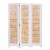 Screen Gems White Wicker Screen SG-324 Perspective: front