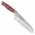 Ergo Chef CRIMSON 7" Santoku w/ G10 Handle Perspective: front
