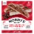 Nonni's Dark Chocolate Peppermint Biscotti Cookies Perspective: front