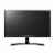 LG® 4K UHD LED LCD Black Monitor Perspective: front