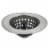 OXO Good Grips Silver Silicone Sink Strainer Perspective: front