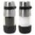 OXO Good Grips Salt and Pepper Grinder Set - Silver/Black Perspective: front