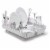 OXO Good Grips Foldaway Dish Rack Perspective: front