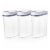 OXO Good Grips POP Cereal Dispenser - Clear/White Perspective: front