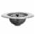 OXO Soft Works Silicone Sink Strainer - Gray Perspective: front