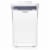 OXO 11234000 Good Grips Short 1.1 Quart Bulk Food Storage POP Container, Clear Perspective: front