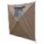 Clam Quick-Set Screen Hub Tent Wind & Sun Panels, Accessory Only, Brown (2 Pack) Perspective: front