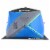 CLAM X-400 Portable 8 Ft 6 Person Pop Up Ice Fishing Thermal Hub Shelter Tent Perspective: front