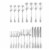 Cambridge Silversmiths Eloquence Flatware Set - Mirror Perspective: front