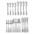 Cambridge Silversmiths Hollen Flatware Set - Mirror Perspective: front