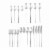 Cambridge Silversmiths Gaze Flatware Set - Mirror Perspective: front