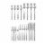 Cambridge Silversmiths Albina Flatware Set - Sand Perspective: front