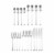 Cambridge Silversmiths Seyon Flatware Set - Mirror Perspective: front