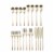 Cambridge Silversmiths Beacon Flatware Set - Champagne Satin Perspective: front
