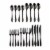 Cambridge Silversmiths Flatware - Black Perspective: front