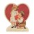 Valentine's Day Valentine Children Dummy Board Wood Vintage Look Rl9786 Kneel Perspective: front