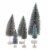 Cody Foster Spectrum Trees Winter Blue Bottle Brush Village Decorate Ms427wb Perspective: front