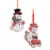 Holiday Ornament Playful Snowman Ornaments S/2 Mdf Dummy Boards Snowmen Rl9827 Perspective: front