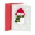 Christmas Card #28: Hallmark Signature Christmas Card (Handmade Snowman Ornament) Perspective: front