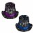 Ampro Happy New Year Stars Top Hat Perspective: front