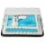 Ukrop's™ 1/4 Sheet Yellow Cake with Buttercream Icing Snowman Perspective: front