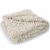 Cheer Collection Chunky Cable Knit Ultra Plush and Soft 100% Acrylic Accent Throw - 50 x 60 Perspective: front