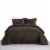 MarCielo 3 Piece Velvet Oversized Embroidery Quilt Set Soft and Plush Bedding Set King Perspective: front