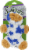 Booda Softies Cow Dog Toy Perspective: front
