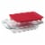 Pyrex Easy Grab 2-Qt Glass Baking Dish with Red Lid (Pack of 18) Perspective: front