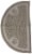 Arm & Hammer Half Circle Litter Mat Tan (Pack of 24) Perspective: front