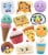 Emzo's Kawaii Squeezies Series 2 Food Novelty (One Random Figure) Perspective: front