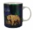 Arctic Circle Enterprises Alaska Frontier Plaid Bear Mug Perspective: front