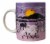 Arctic Circle Enterprises Alaska Lino Splash Mug - Purple Perspective: front