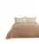 Textile Muslin Striped Cotton Full Coverlet Perspective: front