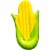 Swimline 90680M Giant 74 Inflatable Corn on the Cob Swimming Pool Float Lounger Perspective: front