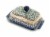 Blue Rose Polish Pottery Athena Butter Dish Perspective: front
