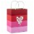 Valentine's Day Bag #73: Hallmark Medium Stiff Handle Gift Bag Bundle (Valentine's Hearts) Perspective: front