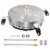 EDOU 18  Pressure Washer Surface Cleaner with Wheels | 4,000 PSI Perspective: front