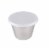 TableCraft Stainless Steel Dipping Cups with Lids 12 Count Perspective: front
