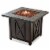 Endless Summer 30,000 BTU LP Gas Outdoor Fire Pit Table with Lava Rock, Bronze Perspective: front
