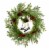 22 Unlit Winter Skates Artificial Wreath with Red Berries - National Tree Company Perspective: front