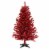 National Tree Company 4 Foot Full Unlit Artificial Christmas Holiday Tree, Red Perspective: front