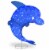 40 Dolphin with 105 Blue LED Lights Perspective: front