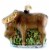 Old World Christmas MUNCHING MOOSE Glass Ornament Wild Life Animal Deer 12135 Perspective: front