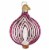 Old World Christmas Red Onion Perspective: front