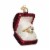 Old World Christmas 32176 Glass Blown Ring in Box Ornament Perspective: front